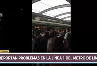 Metro de Lima: reportan avería de tren que genera demoras en viajes