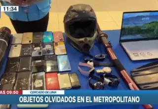 Metropolitano: ATU mantienen en custodia más de 200 objetos olvidados