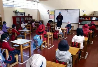  Minedu: El 45 % de colegios públicos del país inició hoy clases