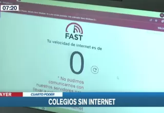 Junín: Escolares se quedaron sin internet porque contrato entre Estado y empresa no se renovó