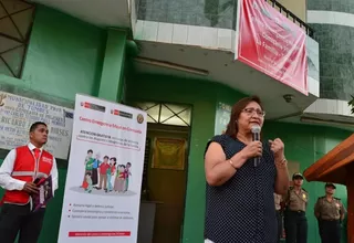 Ministra de la Mujer inauguró puesto de auxilio rápido en Cantagallo