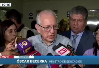 Ministro Becerra: Si alguien no quiere que comiencen las clases, tomaremos medidas