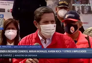Jorge Chávez sobre detenciones: "Pedimos respetar el debido proceso"