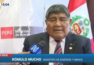 Ministro Rómulo Mucho: "Evaluaremos cómo es que se encuentra Petroperú"
