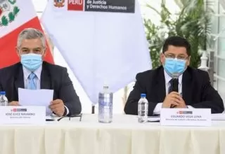 Ministros de Justicia y del Interior se reunieron con deudos de Inti Sotelo y Bryan Pintado y heridos durante protestas 