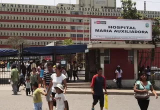 Minsa evalúa declarar en emergencia al Hospital María Auxiliadora