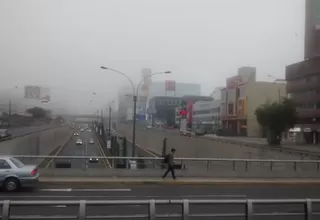 Lima amaneció con una intensa neblina 