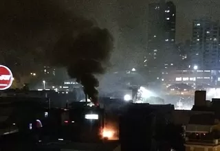 Miraflores: incendio se registra en calle de las pizzas