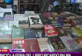 Miraflores: Inició la Feria del Libro Ricardo Palma