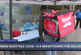 Miraflores: Más de 10 repartidores de delivery dieron positivo a COVID-19
