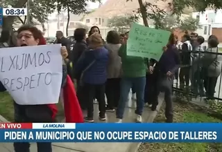 La Molina: Adultos mayores piden a municipio que no ocupe espacio de sus talleres