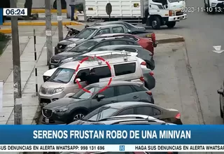 La Molina: Frustran robo de miniván y atrapan a delincuente tras persecución