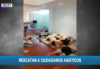 La Molina: Rescatan a al menos 50 ciudadanos asiáticos de presunta mafia de explotación laboral