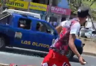 Mototaxistas informales atacaron con piedras a fiscalizadores en Los Olivos