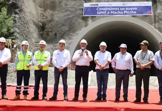 MTC supervisa avance de la construcción del túnel Machu Picchu