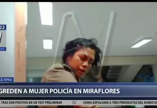 Mujer policía fue agredida en comisaría de Miraflores