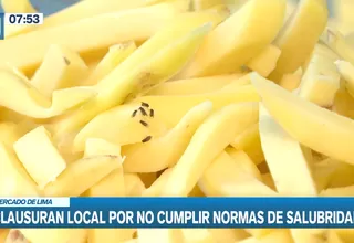 Municipalidad de Lima clausuró local donde se pelaba papas en condiciones insalubres