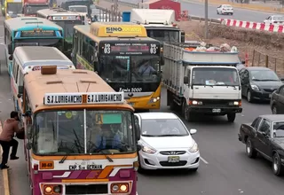 Municipalidad de Lima rechaza paro de este martes por sector de transportistas