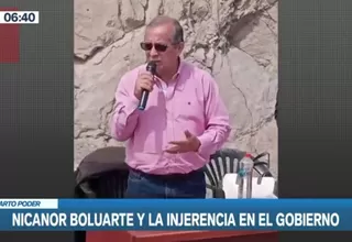 Nicanor Boluarte y la injerencia en el Gobierno