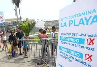 No se podrá ingresar comida y bebidas en las playas de Chorrillos