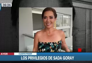 Los privilegios de Sada Goray, investigada por organización criminal