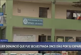 Los Olivos: mujer denuncia que fue secuestrada 11 días por su expareja en un hostal