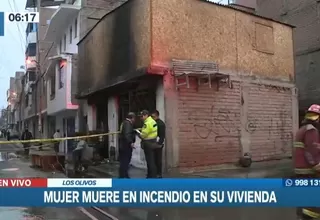 Los Olivos: Mujer murió en incendio en su vivienda 