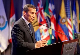 Ollanta Humala critica gobiernos de Alan García en sesión de la CEPAL