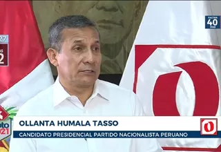 Ollanta Humala se mostró a favor de cambiar la Constitución de 1993
