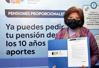 ONP: Afiliados cobrarán pensión proporcional desde el 18 de noviembre