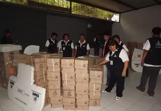 ONPE: inició traslado de material electoral en Lima y Callao