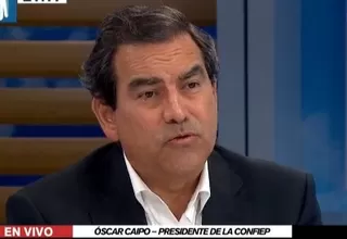 Óscar Caipo: Hay que trabajar en el frente de integridad para evitar la corrupción