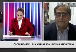 Óscar Ugarte negó haber usado un criterio político para la distribución de vacunas en regiones