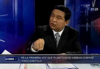 Paco Castillo: "Hay una intromisión bárbara en la acusación a Alberto Fujimori"