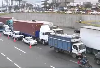 Panamericana Sur: Accidente de tránsito ocasiona congestión vehicular 