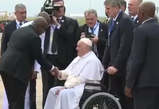 El papa inicia un viaje de seis días a la República Democrática del Congo y Sudán del Sur
