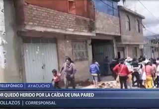 Ayacucho: Pared cayó sobre niño cuando dormía en su vivienda