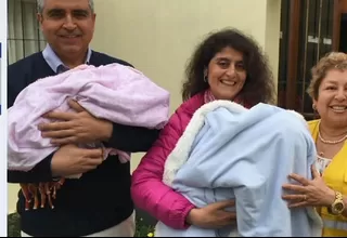 Esposos chilenos se reencontraron con sus mellizos recién nacidos