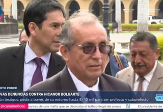Partido que impulsa Nicanor Boluarte pedía hasta S/ 10 mil por cargo de prefectos