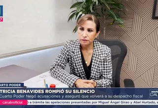 Patricia Benavides: "Yo voy a regresar a la Fiscalía"