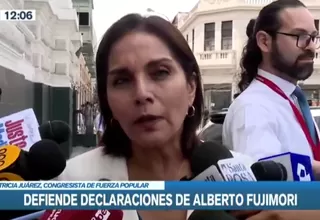 Patricia Juárez: No hay ningún acuerdo entre Fuerza Popular y el Gobierno