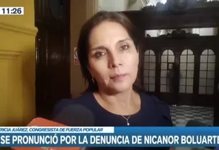 Patricia Juárez sobre Nicanor Boluarte: Todos tienen que someterse a las investigaciones