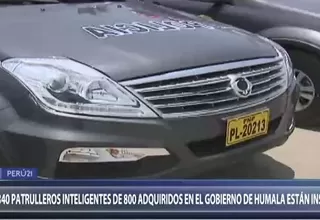 Patrulleros inteligentes: 340 adquiridos en el gobierno de Humala están inservibles