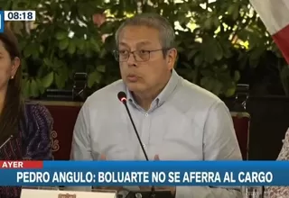 Pedro Angulo sobre Dina Boluarte: "Ha demostrado que no se aferra al cargo"