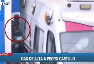 Pedro Castillo abandonó el hospital tras ser atendido por descompensación