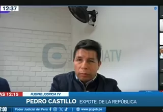 Pedro Castillo en audiencia: Procuraduría y Fiscalía se han convertido en operadores políticos