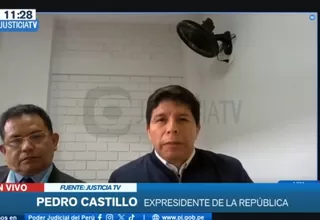 Pedro Castillo: “Nunca he liderado, ni he sido parte de una red criminal”