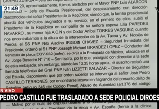 Pedro Castillo pretendía llegar a la embajada de México