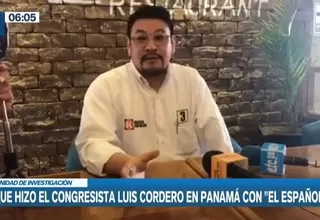 Pedro Castillo: ¿Qué hizo el congresista Luis Cordero en Panamá con "el español?