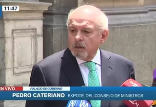 Pedro Cateriano sobre vacancia presidencial: "Se hace un uso político de la Constitución"